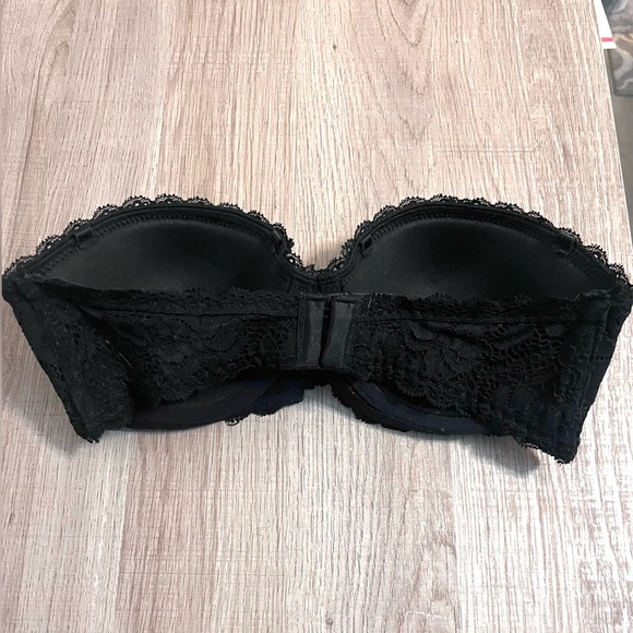 Xhilaration Strapless Lace Padded Push-Up Bra, 32C - Picture 2 of 4